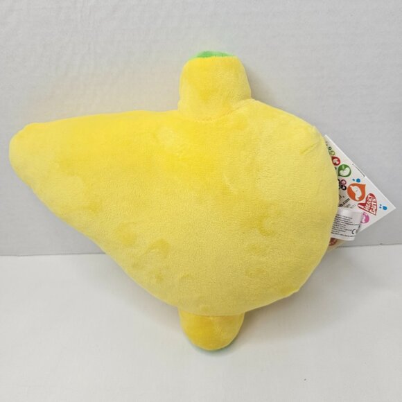 I Heart Guts I'm A Liver Not A Fighter Plush 10" Organ Educational Stuffed Toy - Picture 3 of 12